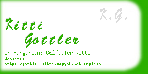 kitti gottler business card